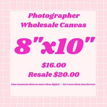 ๐ธ Photographer Wholesale Canvas Pricing - 8